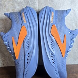 Brooks Glycerin MAX Cushion Mens Running Shoes Size 9.5 DNA Tuned Blue Orange